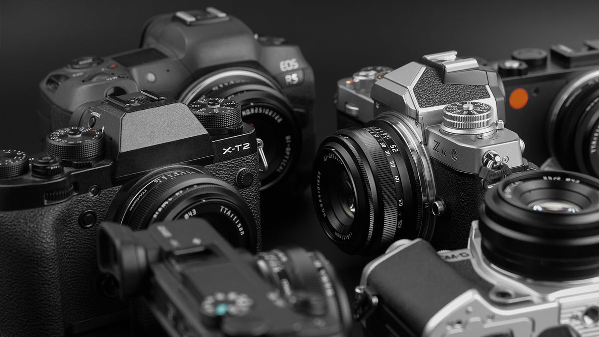 TTArtisan C2520-B-M43 MFT-Objektiv – 25 mm f/2, manuell, 43 mm Filter – für Olympus, Panasonic