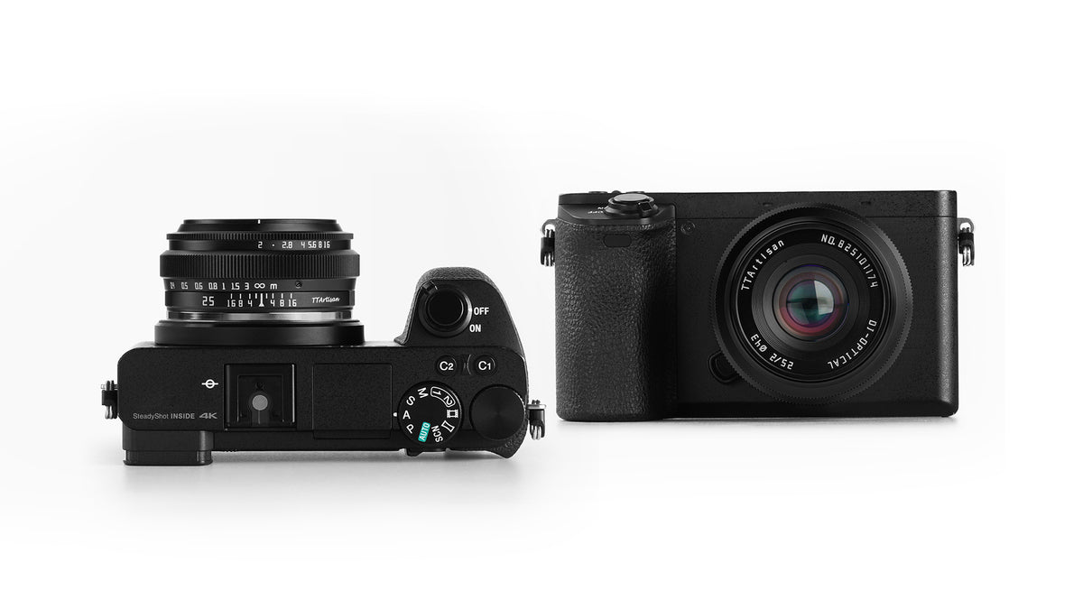 TTArtisan C2520-B-E Objektiv (Sony E) – 25 mm f/2 – für Sony A5000, A5100, A6000 und andere