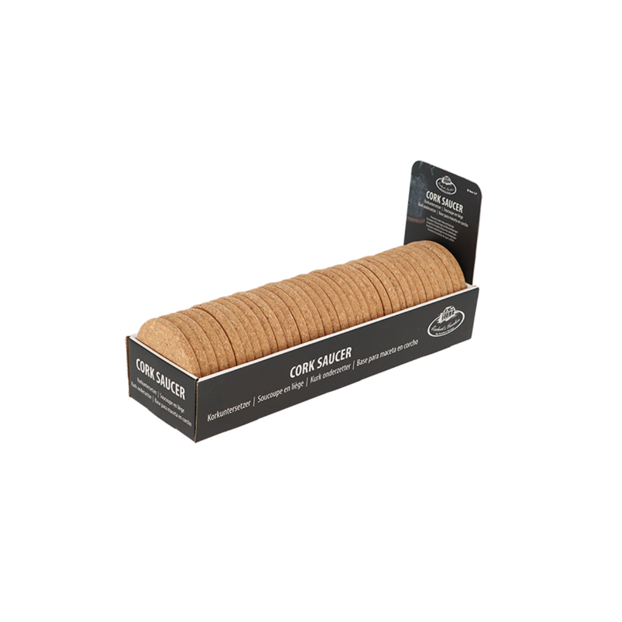 Esschert Design Topfuntersetzer Ø 10 × 1 cm, Kork, braun