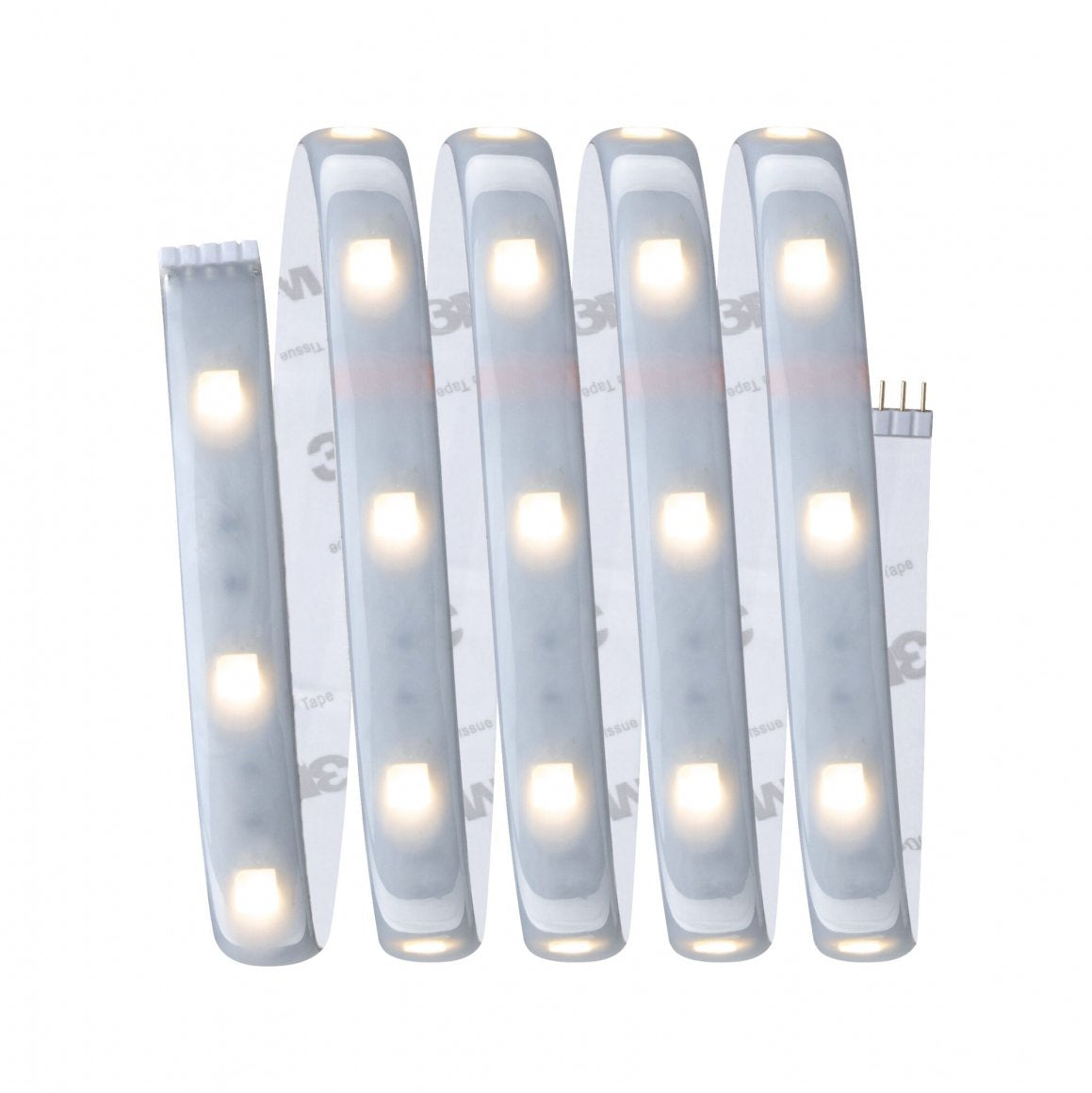 Paulmann LED-Streifen Aussen – RGBW, 3000 K – IP44 – Netzbetrieb – Zigbee – dimmbar – Silber, Kunststoff