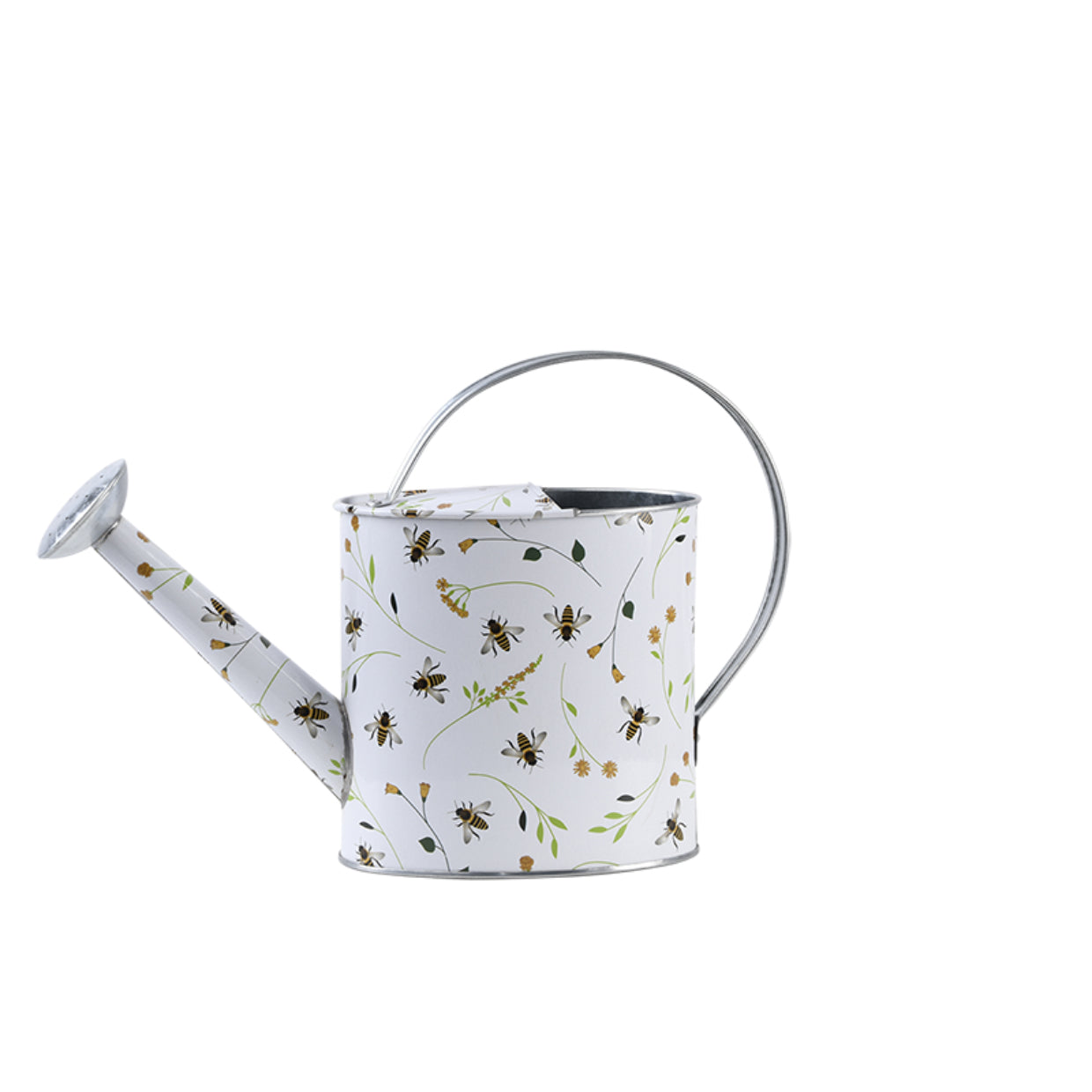 Esschert Design Giesskanne BEE034 – 1,875 l – galvanisierter Stahl – mehrfarbig – 32,2 × 11,3 × 23,0 cm