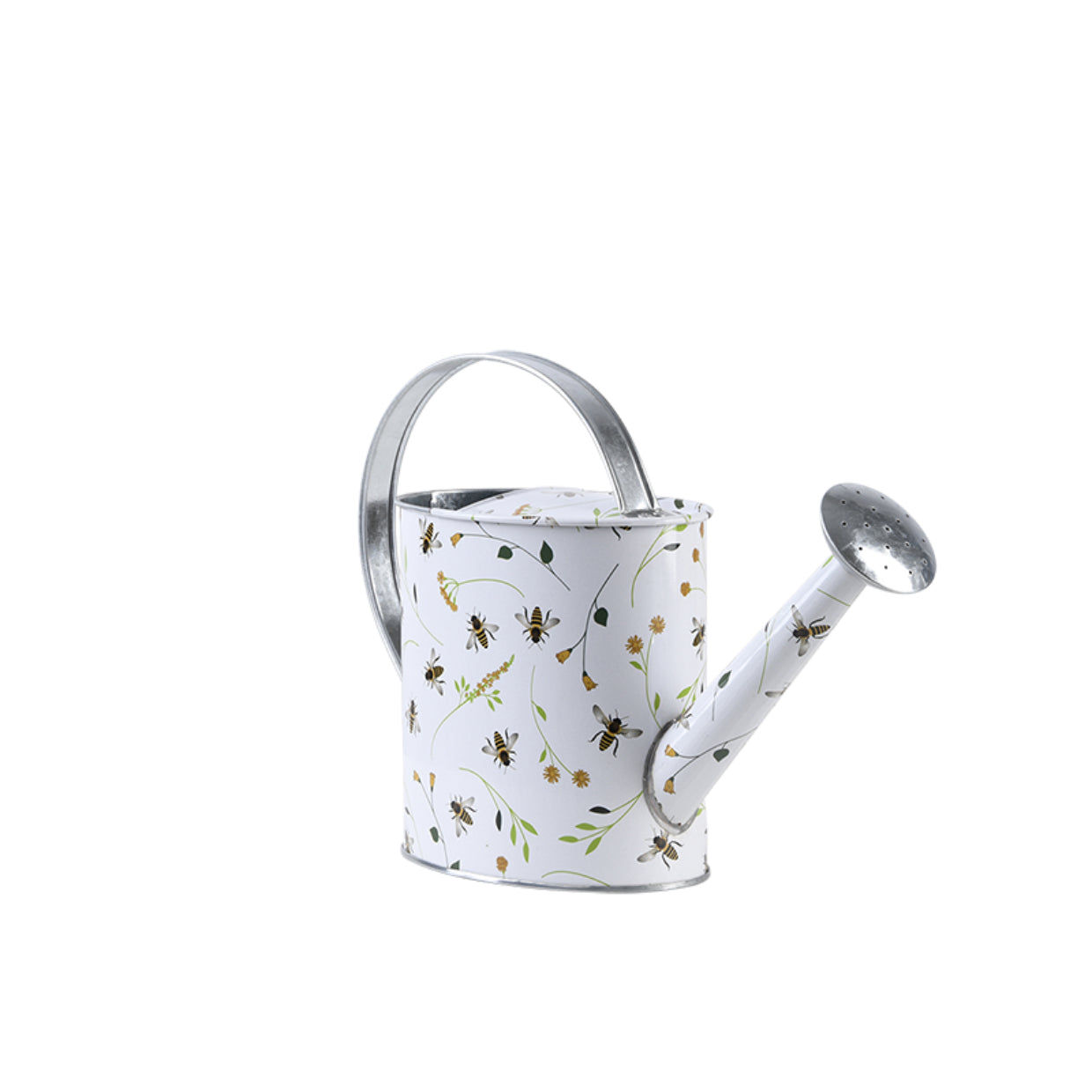 Esschert Design Giesskanne BEE034 – 1,875 l – galvanisierter Stahl – mehrfarbig – 32,2 × 11,3 × 23,0 cm
