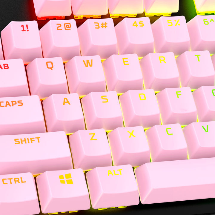 HyperX Tastaturkappe – PBT, pink, lösungsmittelbeständig, mit Ausbauwerkzeug – für HyperX
