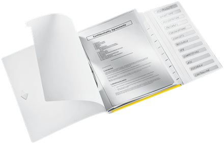 Leitz Trennblatt – Kunststoff (PP), Gelb, WOW, 1 Stk.