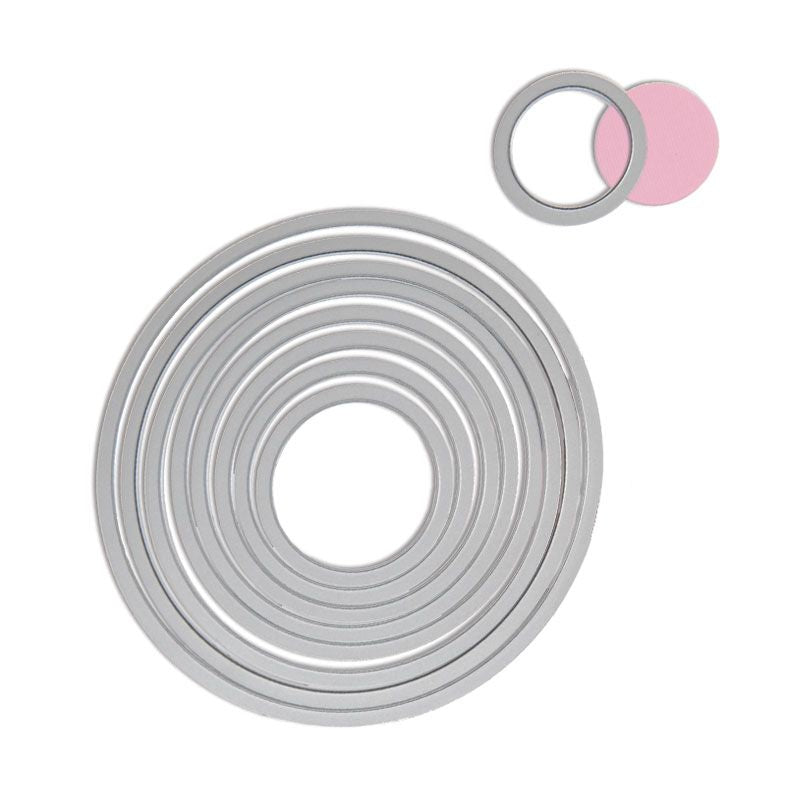 Sizzix Stanzschablone Kreis, 8 Teile