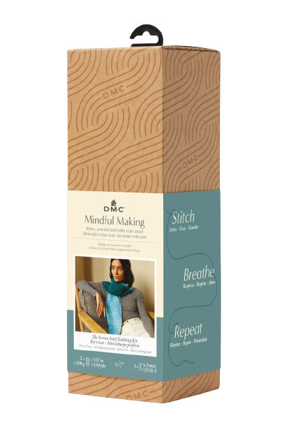 DMC Mindful Making – Strick-Set – Schal – 18 × 160 cm