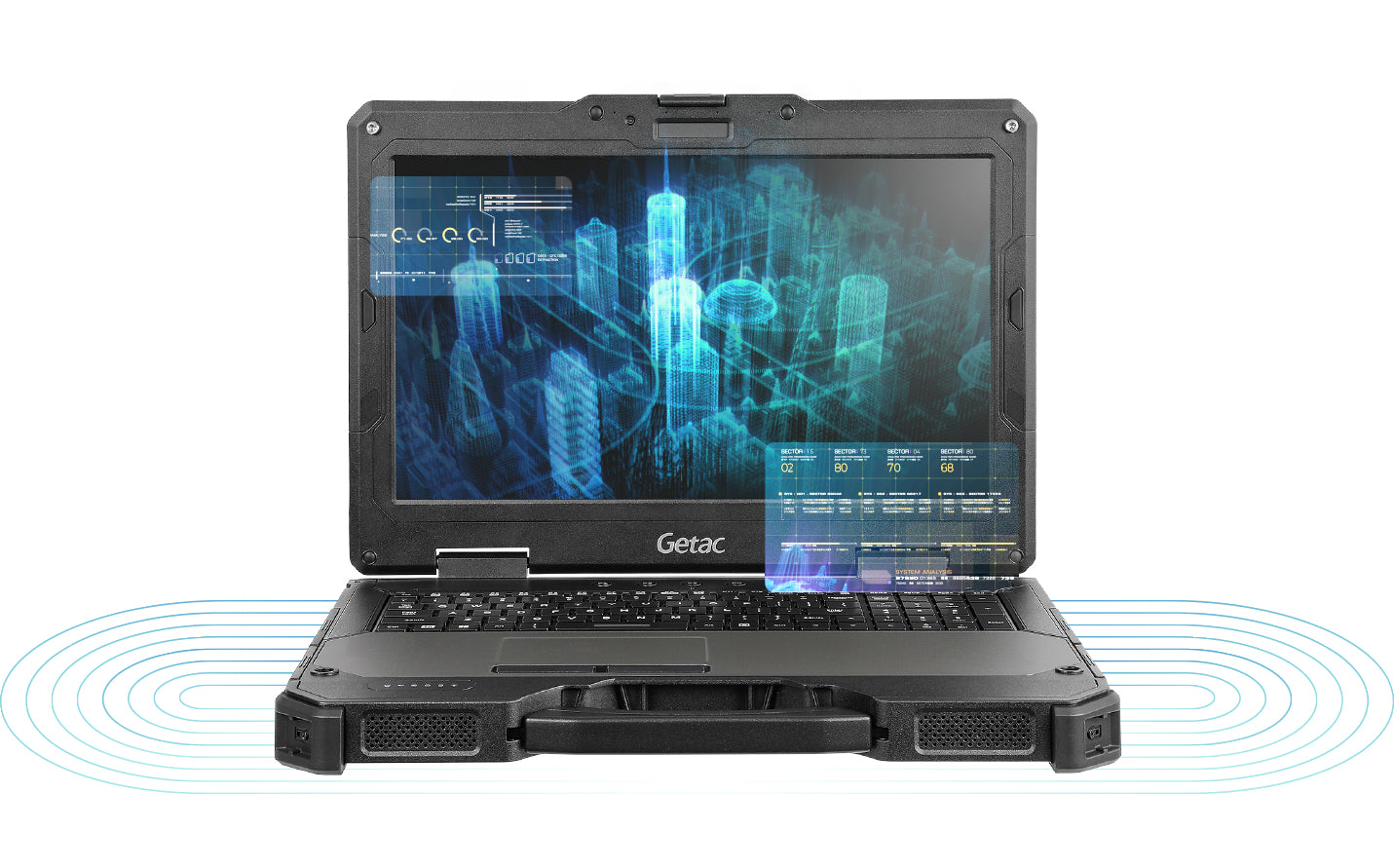 Getac X600 PRO – 15,6" FHD, Core i7-11850HE, 16 GB, 512 GB SSD, Win 11 Pro