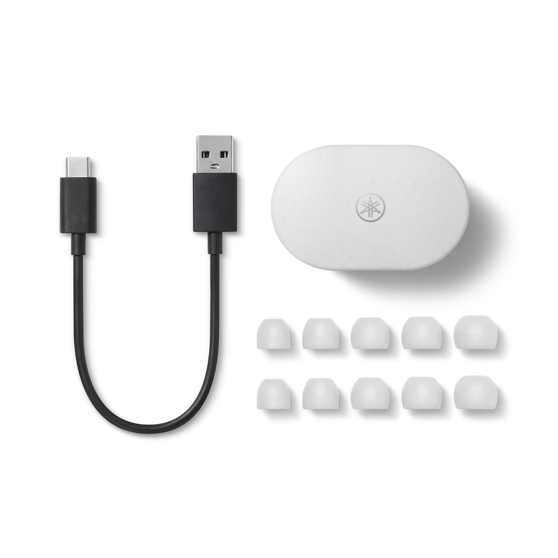Yamaha TW-E7B – True Wireless In-Ear Kopfhörer – Bluetooth 5.2, ANC, IPX5 – Weiss – bis 22 h