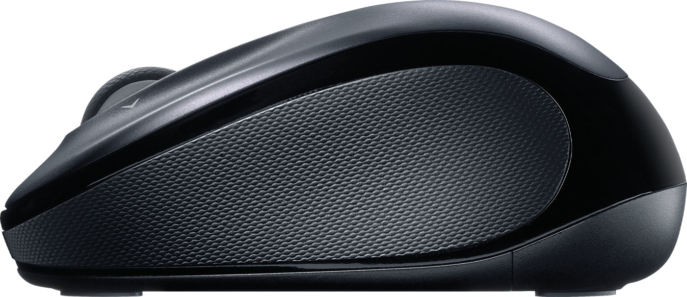 Logitech M325s – Maus – Kabellos (2,4 GHz), beidhändig, Schwarz