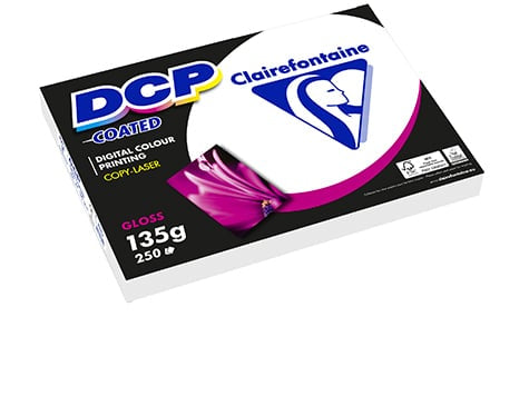 Clairefontaine Fotopapier – glänzend, A3, 135 g/m², 250 Blatt – für Kopierer, Laserdrucker