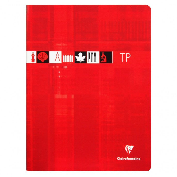 Clairefontaine Notizbuch 3377C, 32 Seiten – blau, rot