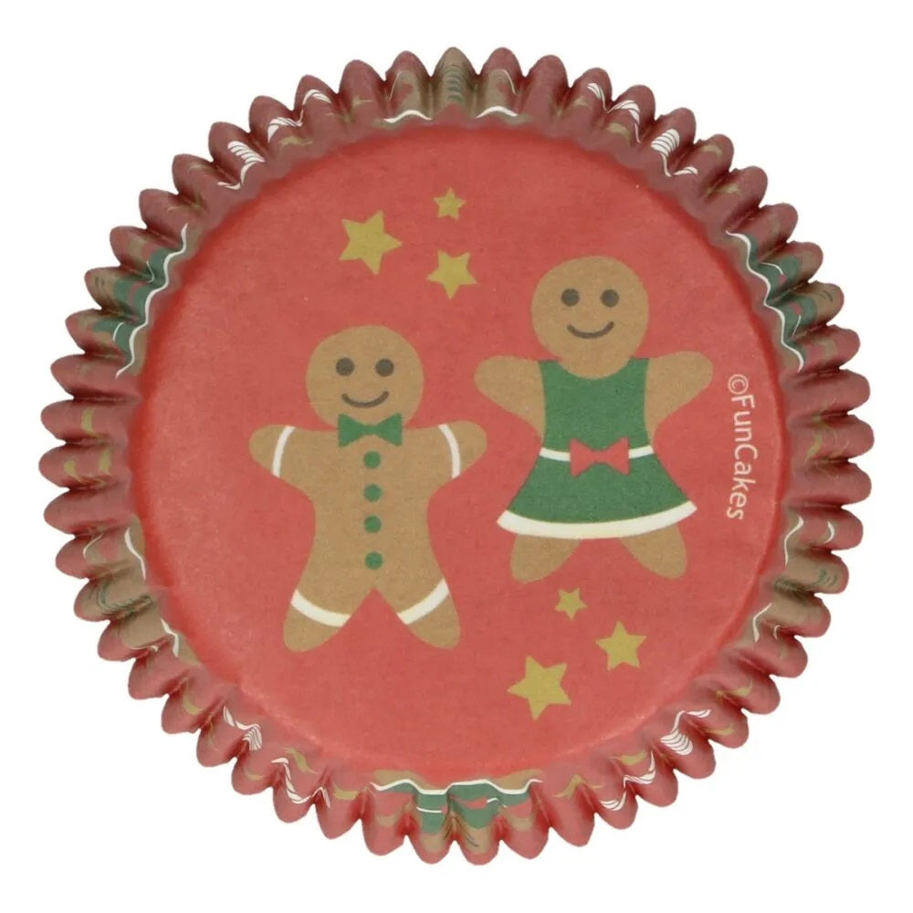 FunCakes Muffinförmchen Ø 5 × 3,2 cm, Papier, 48 Stk., Rot