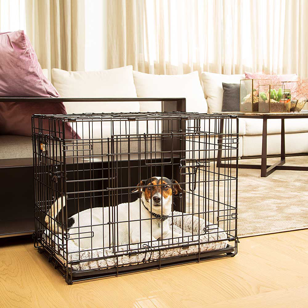 Ferplast Dog-Inn 60 Transportbox – für Hunde – Metall – Schwarz – 641 × 492 × 447 mm