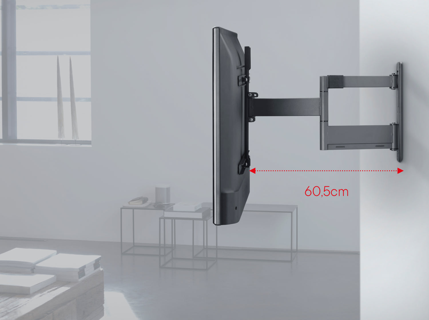 One For All Wandhalterung – Vollbeweglich – 42–77" – VESA 100×100–400×400 – bis 80 kg – WM5450