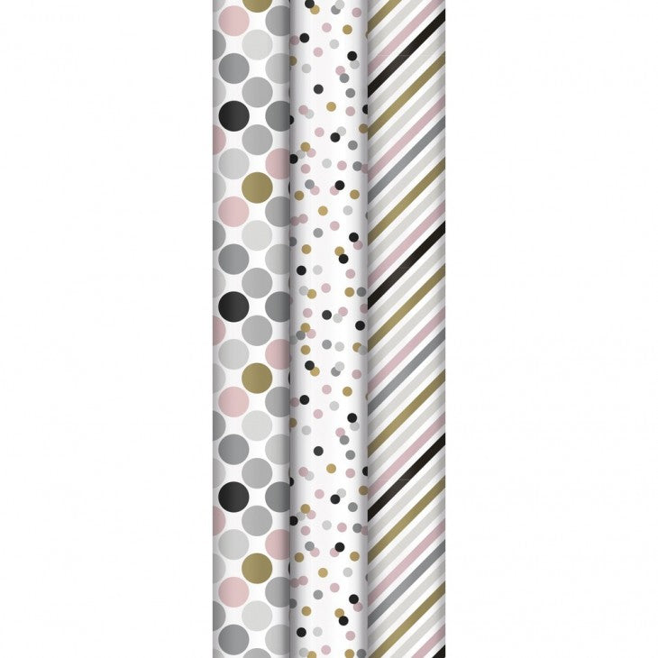Clairefontaine Geschenkpapier Motive sortiert – 70 cm × 2 m – 57 g/m²