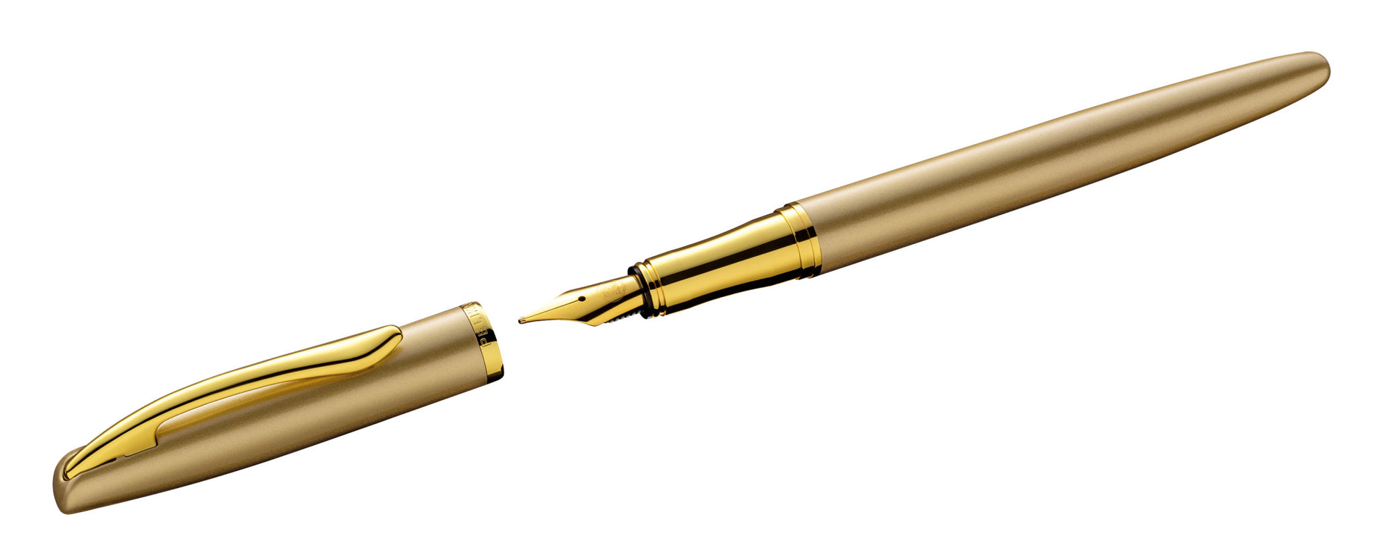 Pelikan Jazz Noble Elegance Schreibgeräte-Set – Kugelschreiber + Füllfederhalter – Blau – Gold