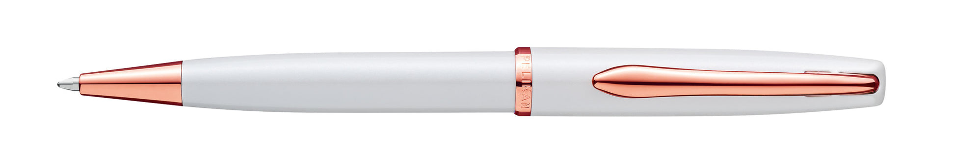 Pelikan Jazz Noble Elegance Kugelschreiber – Blau, Druck, Metall, Gold (Perleffekt), dokumentenecht, nachfüllbar
