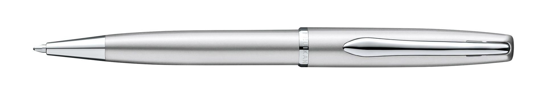 Pelikan Jazz Noble Elegance Kugelschreiber – Blau, Druck, Metall, Silber, dokumentenecht, nachfüllbar