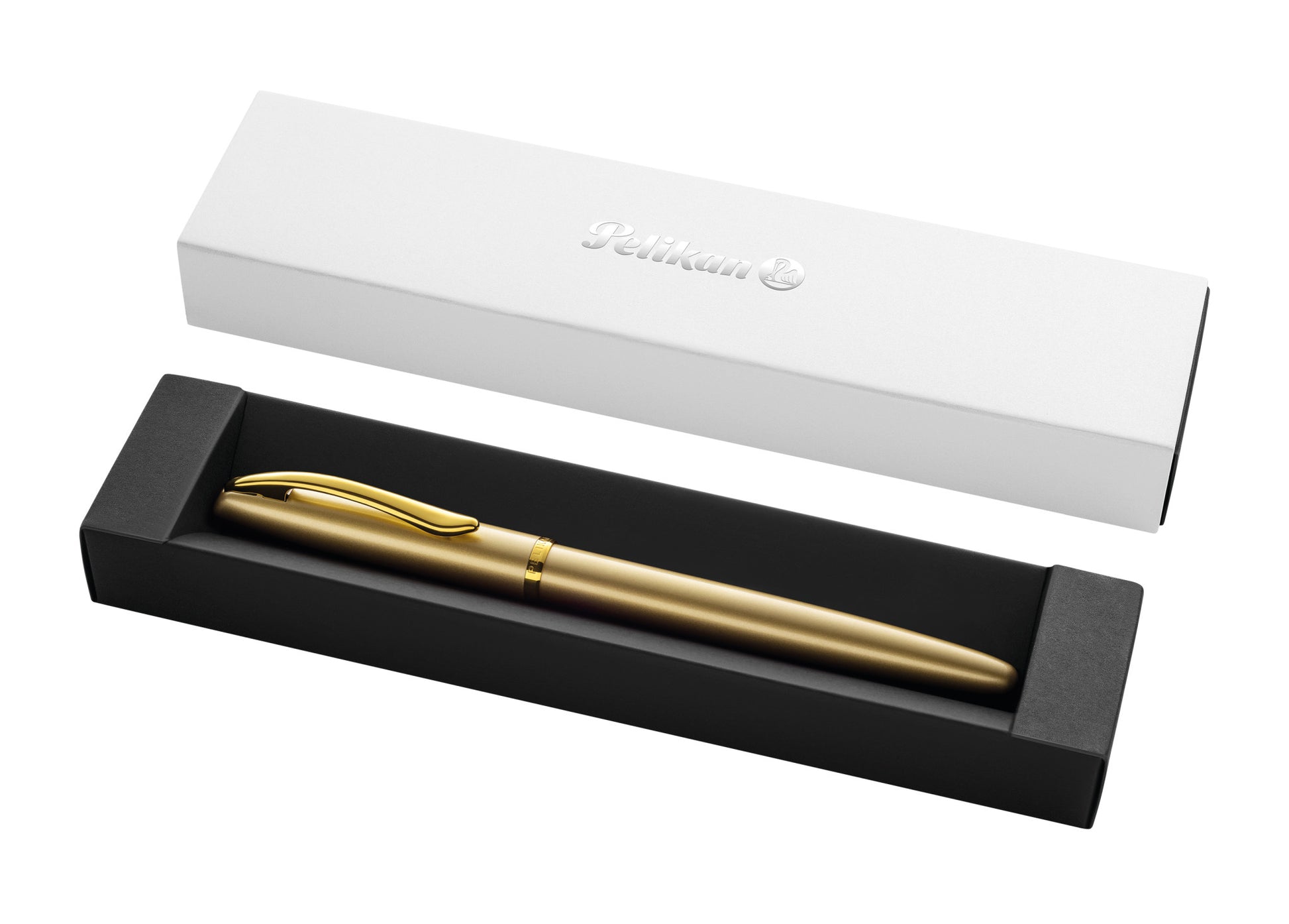 Pelikan Jazz Noble Elegance – Füllfederhalter – M – Gold – Metall – Geschenkbox