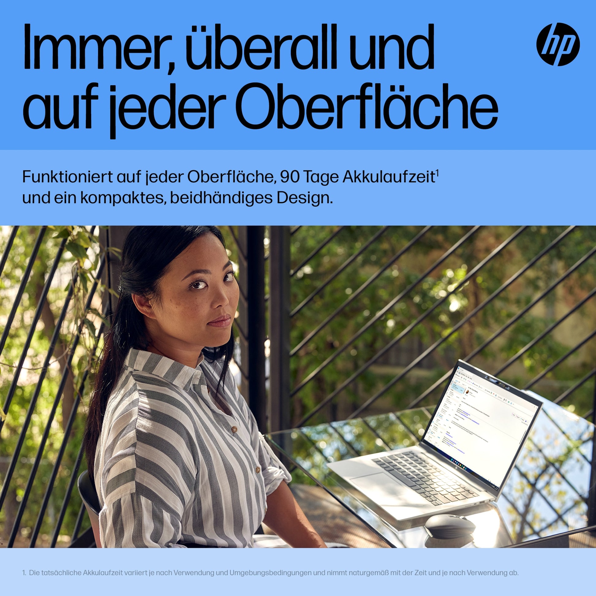 HP 710 Wiederaufladbare Maus – Silent-Tasten