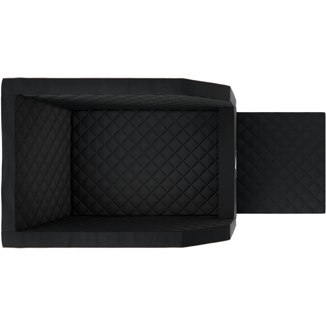 Knuffelwuff Autositz Cargo Gr.3 – waschbar 30 °C, rutschfest – für Hunde – 60 × 105 × 50 cm – schwarz