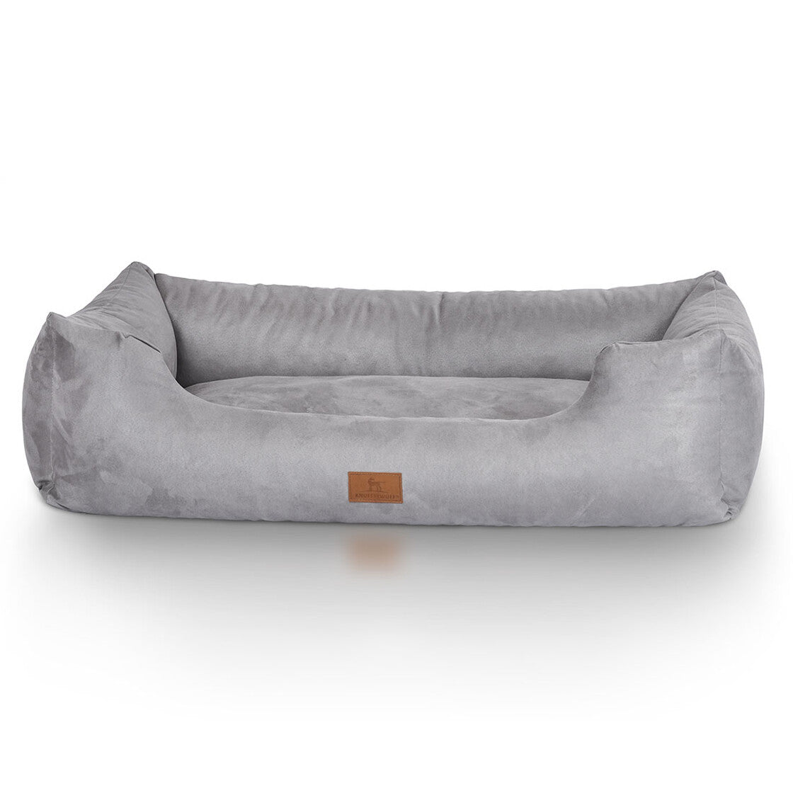 Knuffelwuff Dreamline Bett – 105 × 75 × 25 cm, Velour, Schaumstoff, abnehmbarer Bezug, rutschfester Boden