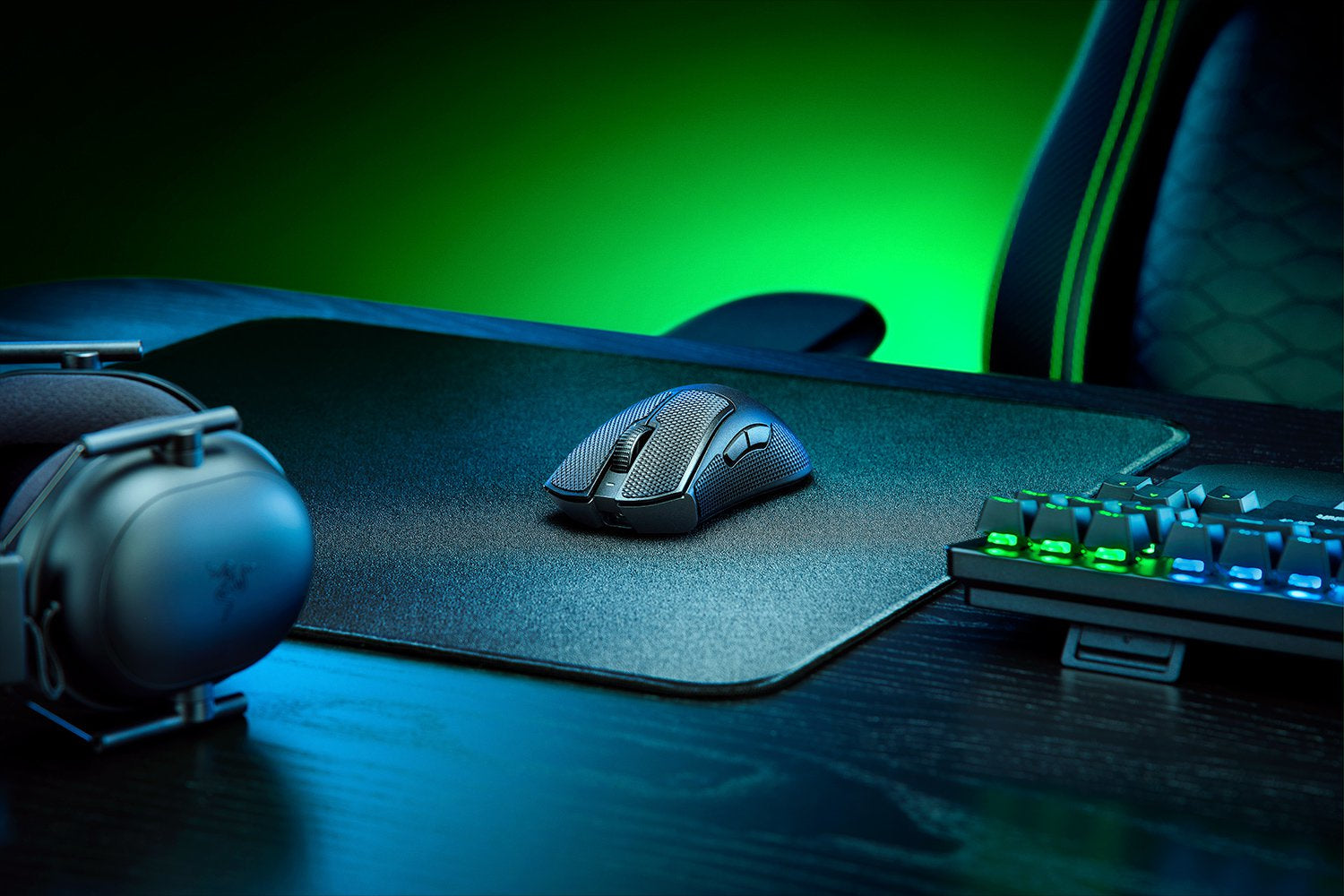 Razer DeathAdder V3 Pro – Gaming-Maus – Kabellos (2,4 GHz), 30000 DPI, Rechts, Schwarz