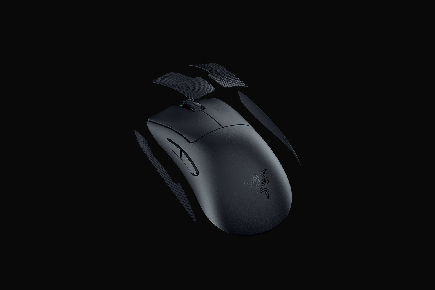 Razer DeathAdder V3 Pro – Gaming-Maus – Kabellos (2,4 GHz), 30000 DPI, Rechts, Schwarz