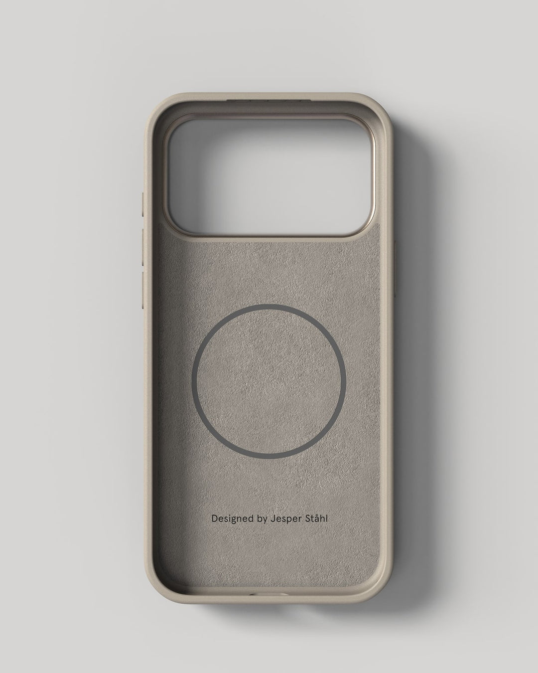 Nudient – Backcover Bold – für Apple iPhone 17 Pro Max – beige – MagSafe kompatibel