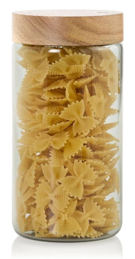 AdHoc Vorratsdose 1,2 l, Ø 10 × 20 cm, Glas (Borosilikat), Transparent