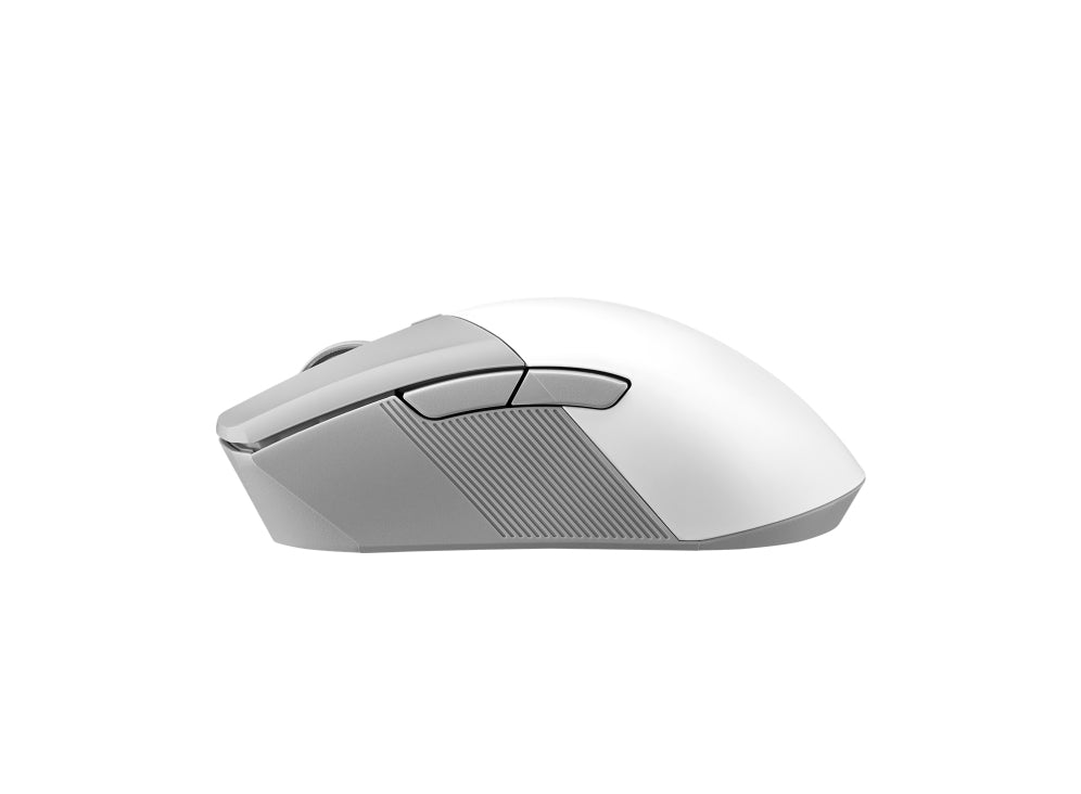 ASUS ROG Gladius III Wireless Aimpoint – Gaming-Maus – Kabellos (Bluetooth/2,4 GHz), 36000 DPI, Rechts, Weiss