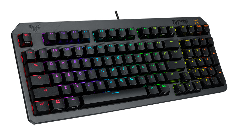 ASUS TUF Gaming K3 Gen II – Gaming-Tastatur 96% – Optomechanisch – Kabelgebunden, USB-A – QWERTY (FR) – RGB
