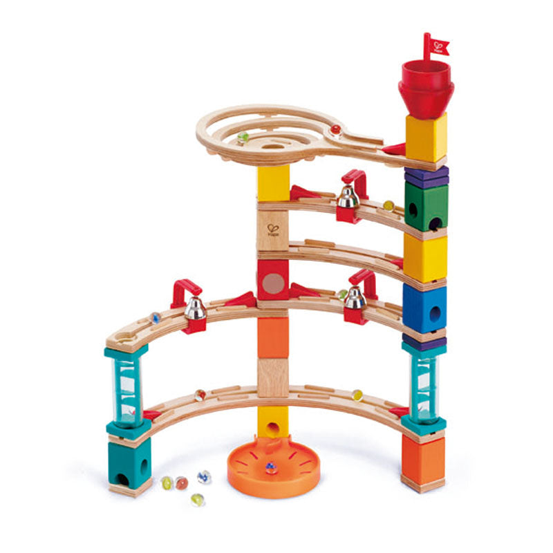 Hape QUADRILLA Aus der Burg entkommen Murmelbahn – 102-teilig – ab 4 Jahren – mehrfarbig