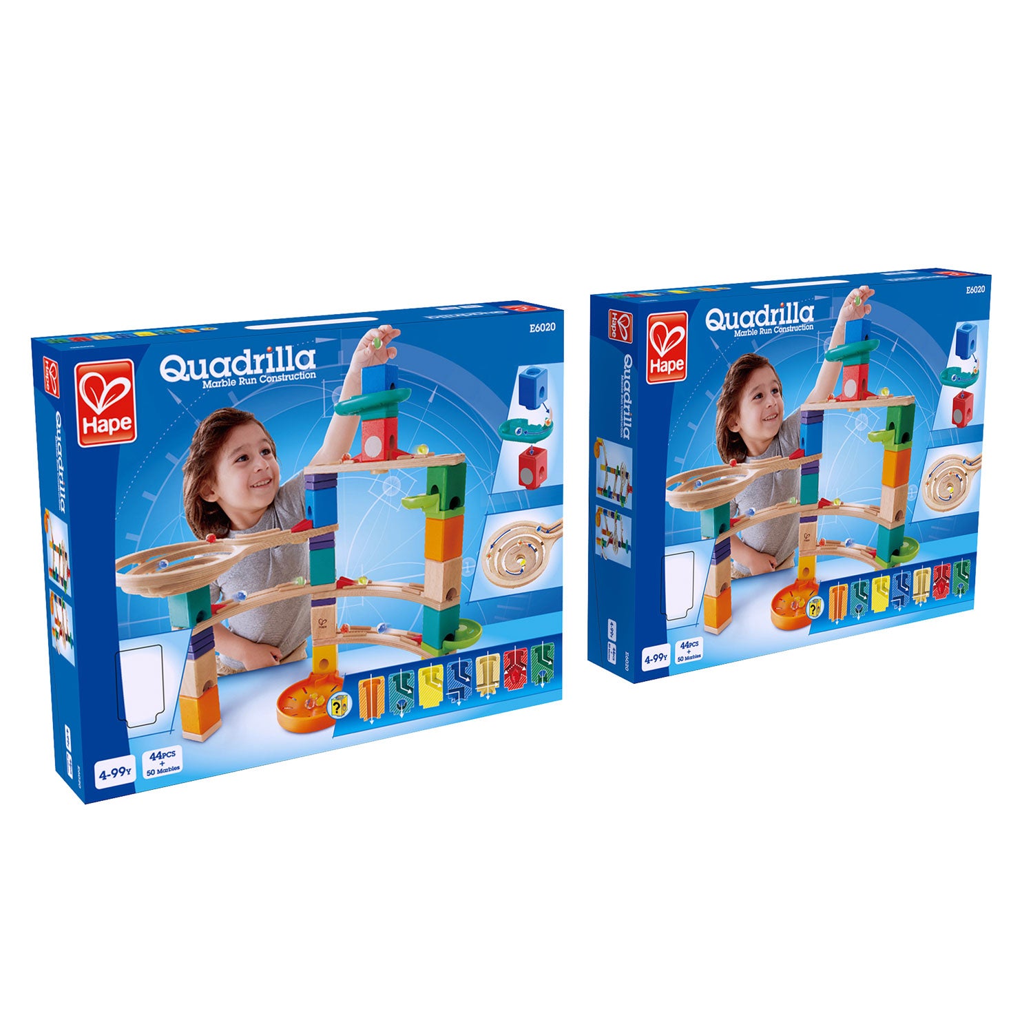 Hape Murmelbahn – 94-teilig – ab 4 Jahren – Kunststoff, Glas, Holz – mehrfarbig