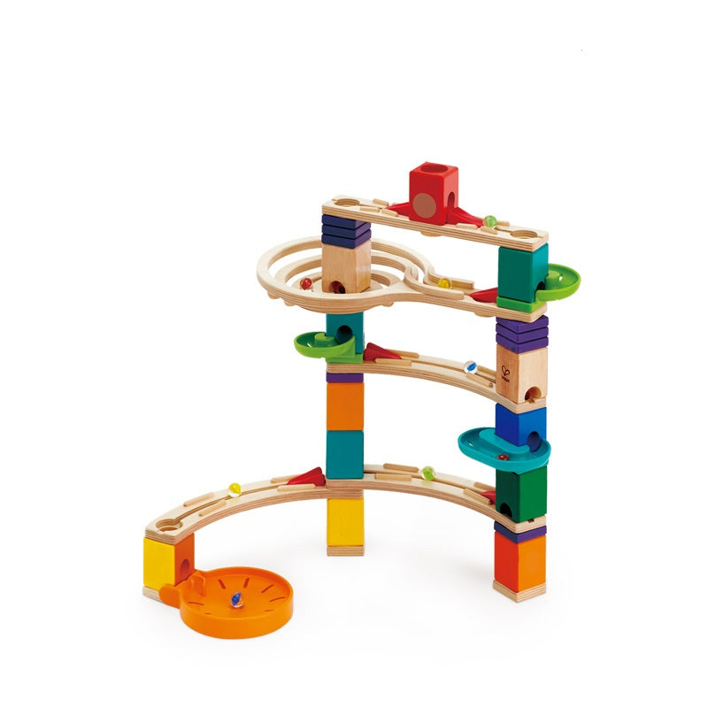 Hape Murmelbahn – 94-teilig – ab 4 Jahren – Kunststoff, Glas, Holz – mehrfarbig