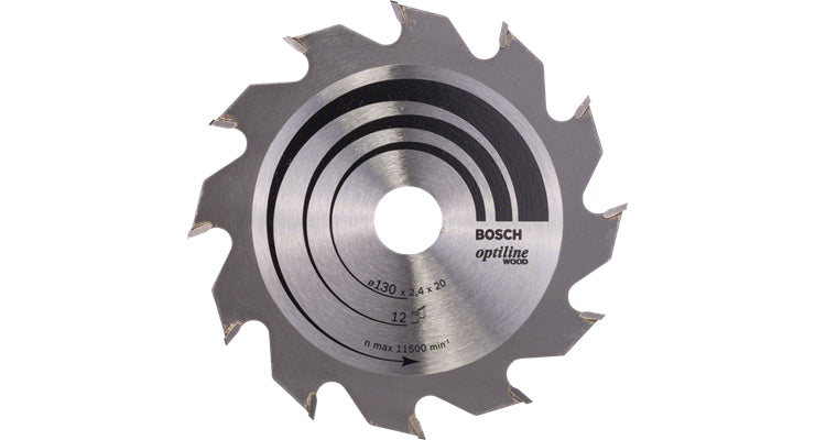 Bosch Professional – Kreissägeblatt, Optiline Wood, 254 mm × 30 mm × 2,5 mm