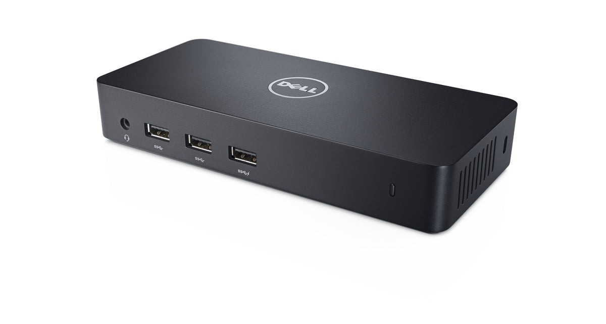 Dell D3100 Dockingstation – USB-A, 1× DP, 2× HDMI, GbE, 3,5 mm Audio, für Windows