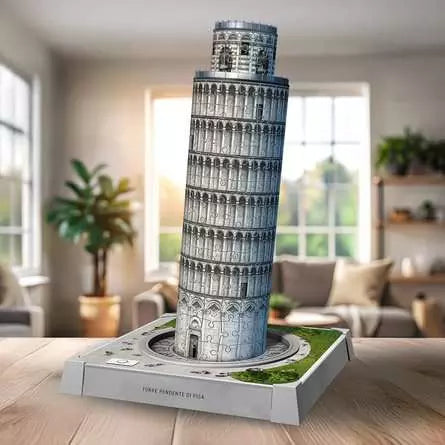 Ravensburger Iconics Schiefer Turm von Pisa 3D-Puzzle – 216 Teile – 20,9 × 33,0 × 20,9 cm – ab 10 Jahren
