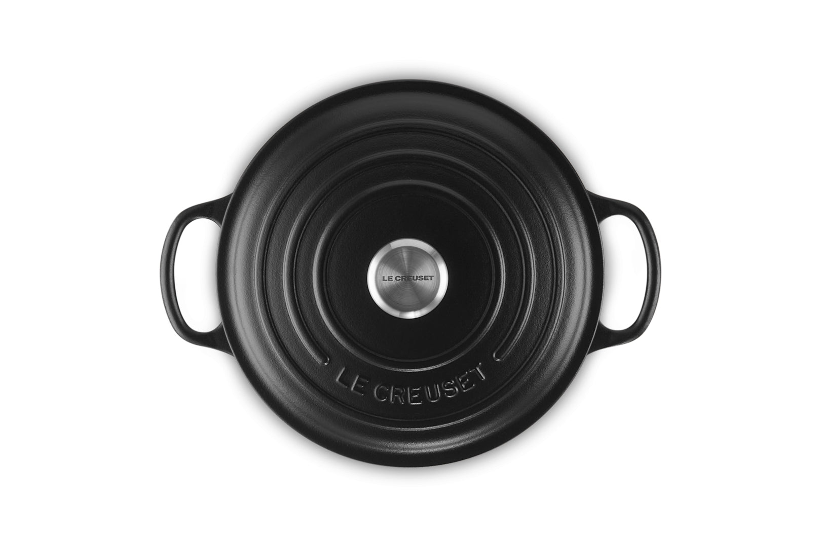Le Creuset Kochtopf Signature – 3,3 l, Ø 22 cm, Gusseisen, Emaille, für Induktion, Gas, Glaskeramik, Schwarz