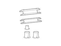 Ergotron Universal Plastics Ersatzteil-Set LX Pro ESW