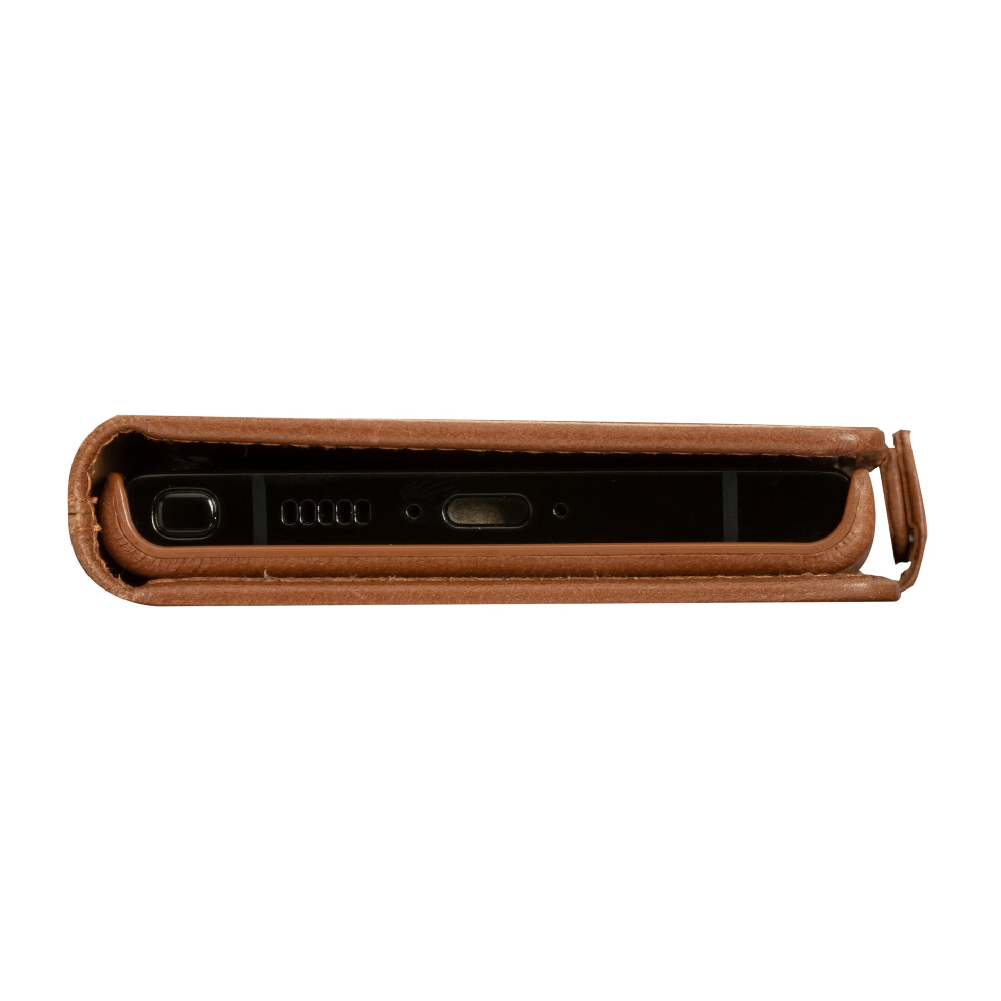 dbramante1928 Lynge Wallethülle – für Samsung Galaxy S23 Ultra, 3 Kartenfächer, Leder, Tan