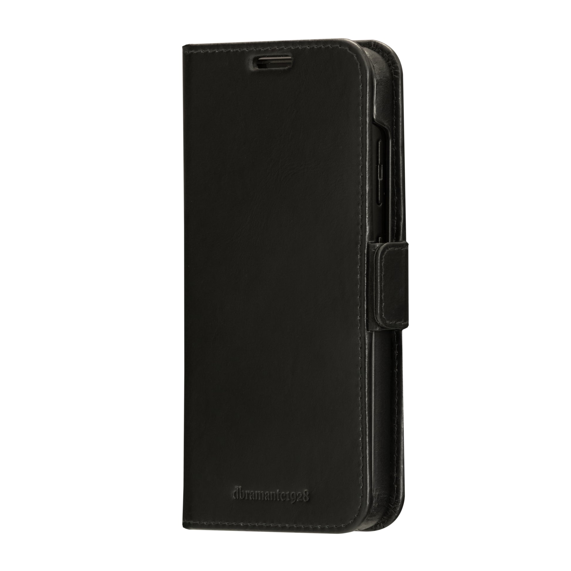 dbramante1928 Lynge Folio – für Samsung Galaxy S23, Leder, schwarz, Magnetverschluss, RFID-beständig