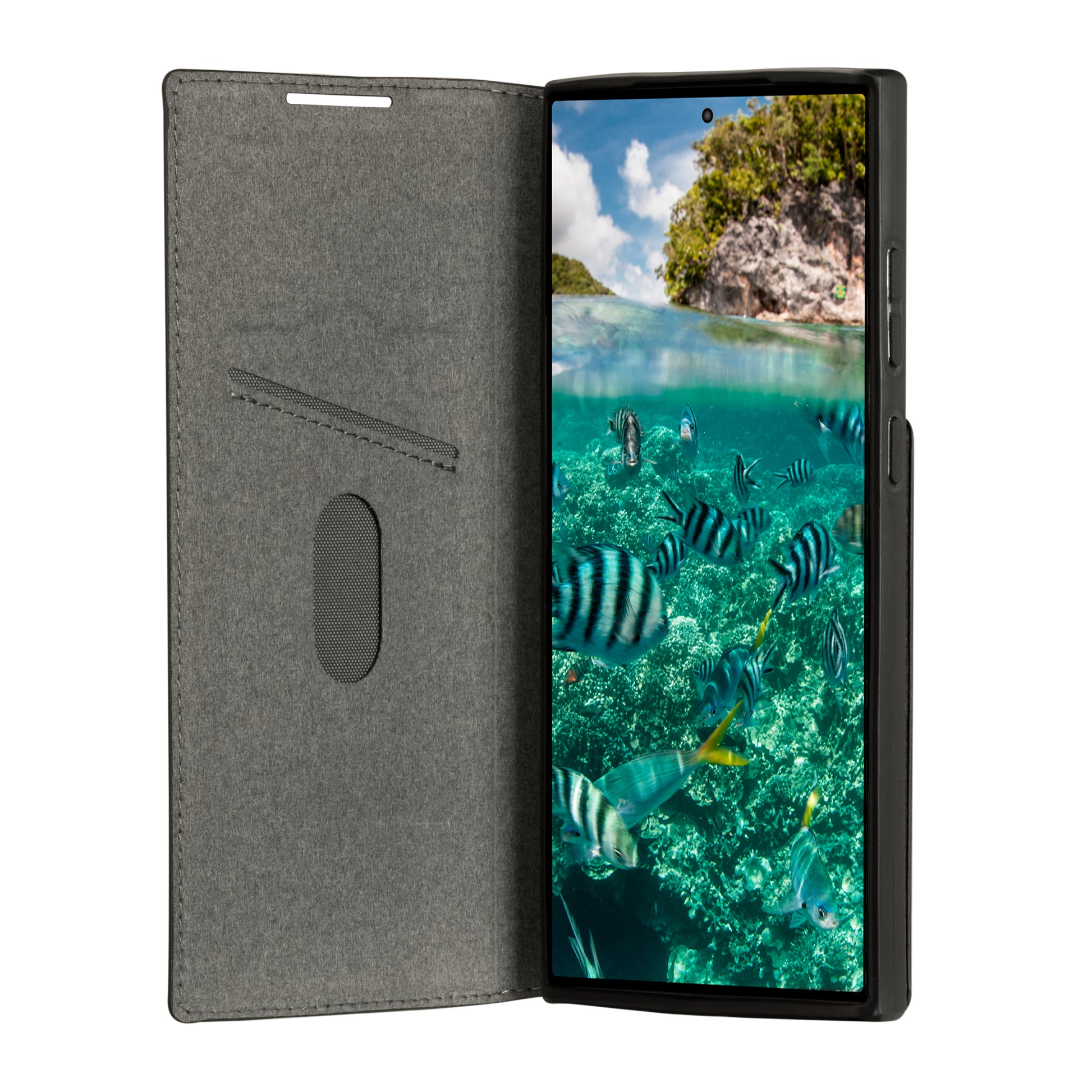 dbramante1928 Oslo Folio – für Samsung Galaxy S23 Ultra, PU, schwarz