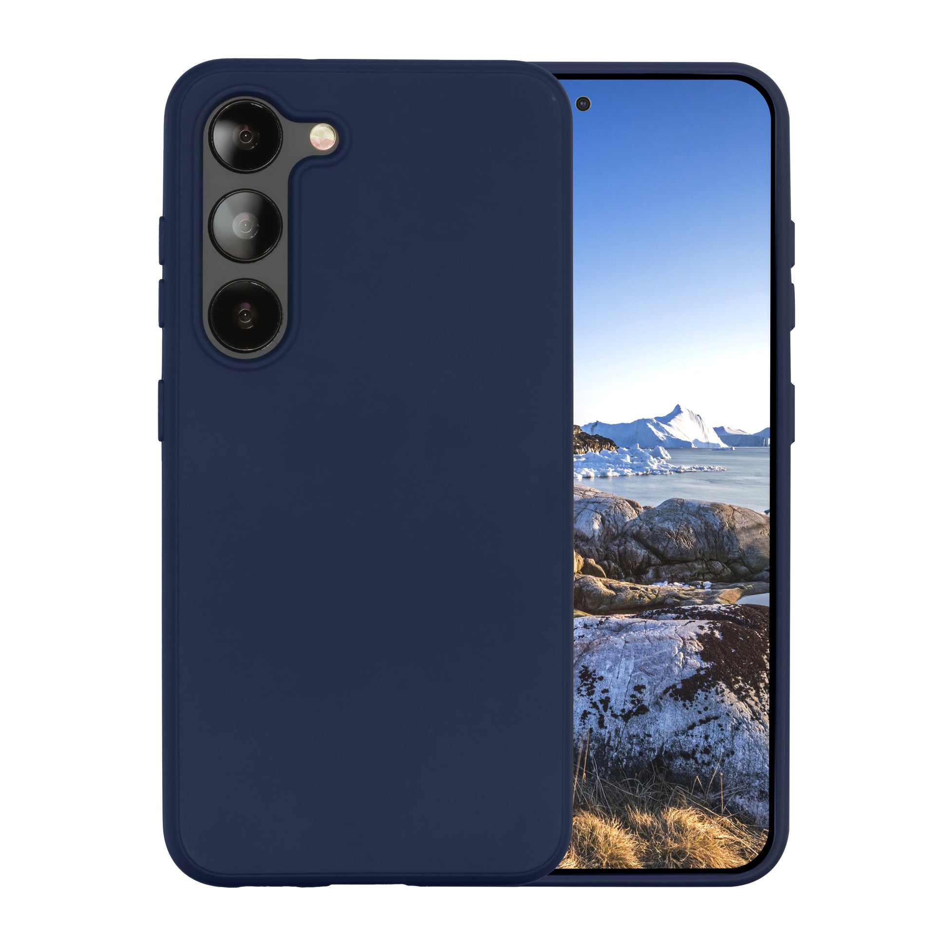 dbramante1928 Greenland Backcover – für Samsung Galaxy S23+, Recycling-Kunststoff, Pacific Blue