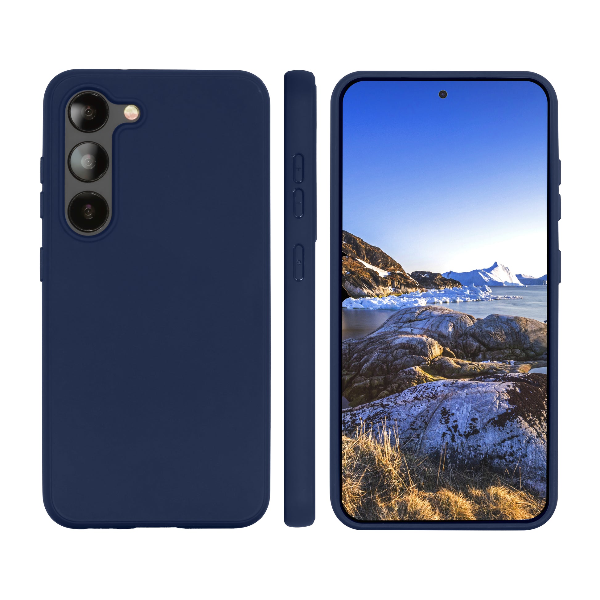 dbramante1928 Greenland Backcover – für Samsung Galaxy S23+, Recycling-Kunststoff, Pacific Blue