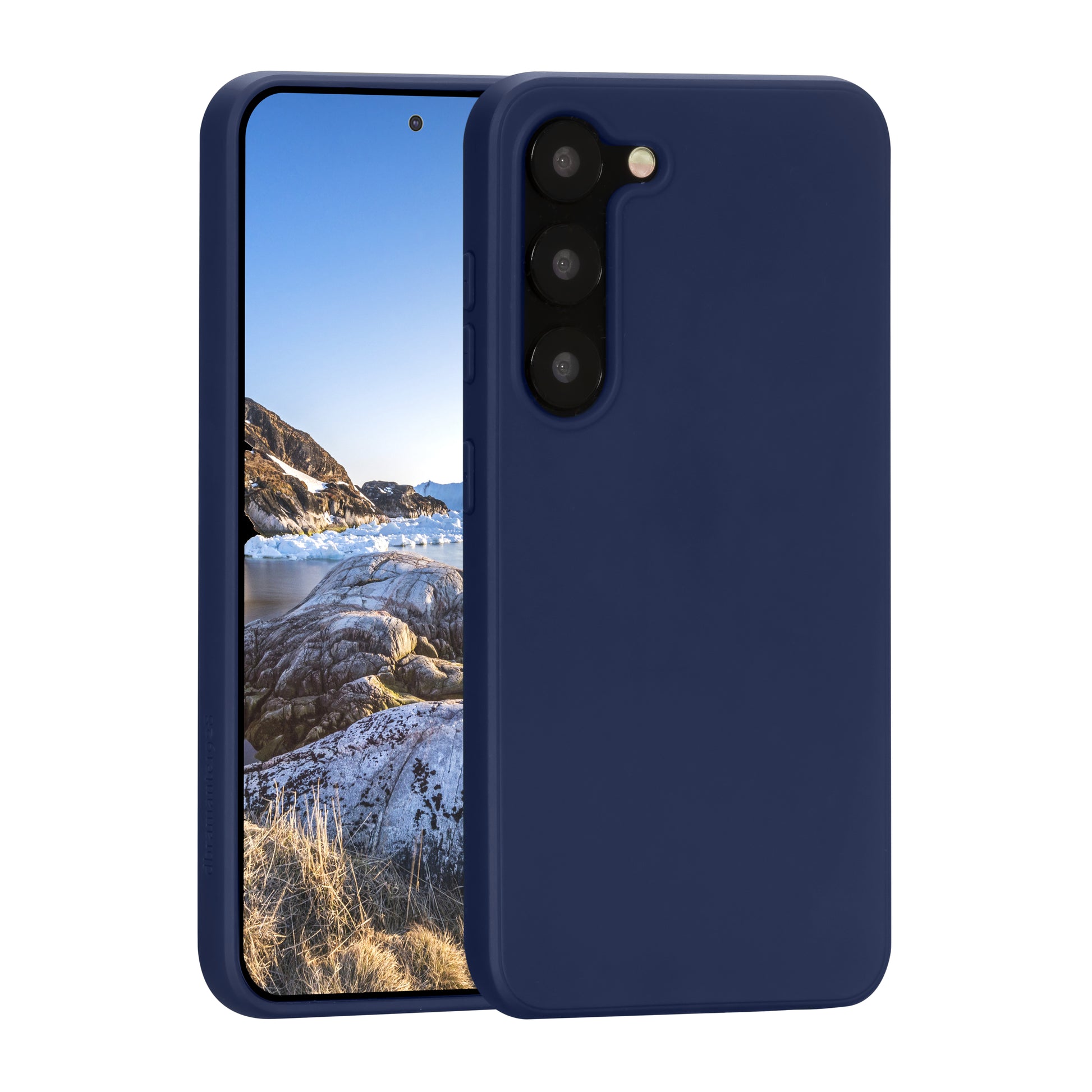 dbramante1928 Greenland Backcover – für Samsung Galaxy S23+, Recycling-Kunststoff, Pacific Blue