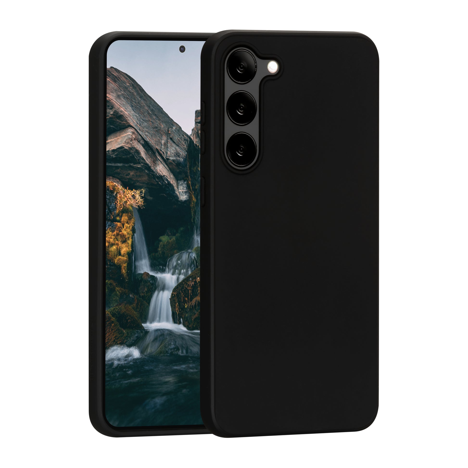 dbramante1928 Greenland Backcover – für Samsung Galaxy S23+, Recycelbarer Kunststoff, Night Black