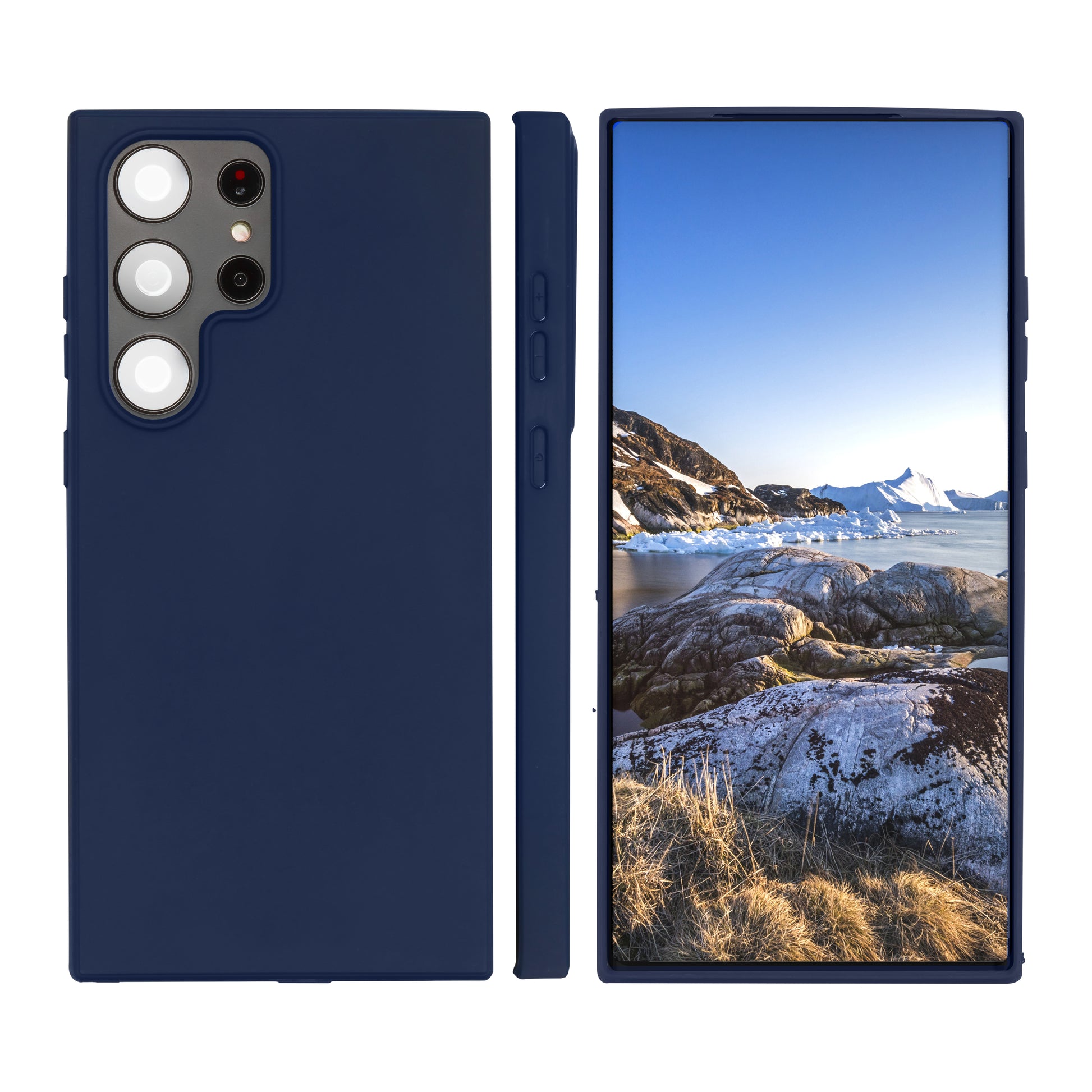 dbramante1928 Greenland Backcover – für Samsung Galaxy S23 Ultra, Recycling-Kunststoff, Pacific Blue