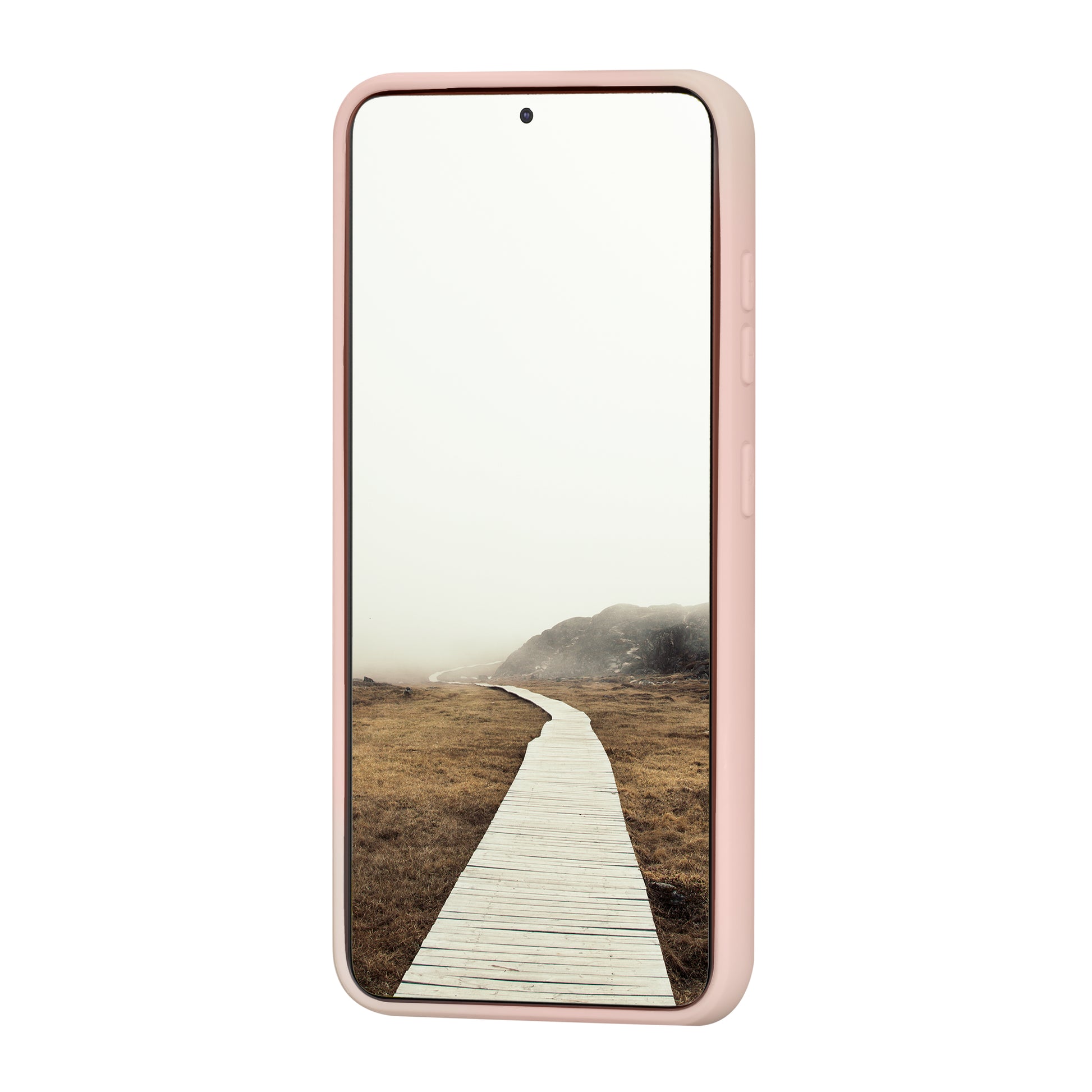 dbramante1928 Greenland – Backcover – für Samsung Galaxy S23, Recycling-Kunststoff, Pink Sand