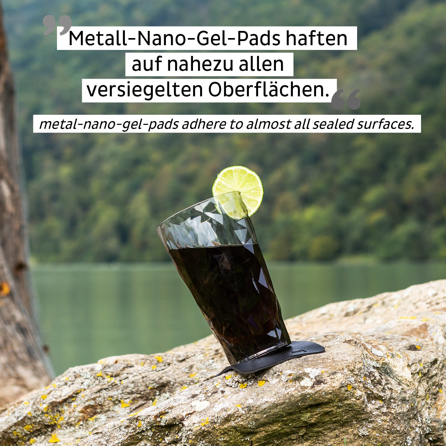 Silwy LONGDRINK Longdrinkglas – 0,30 l, Kunststoff, Grau, Magnetisch, 6 Stück